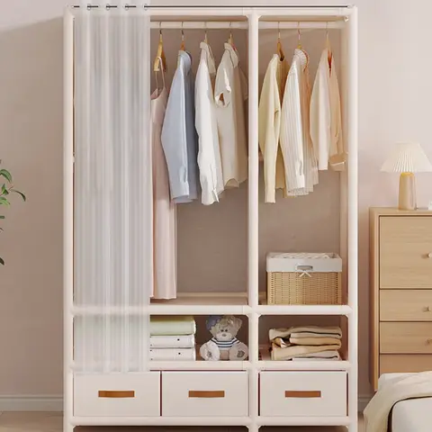 가정용 천 옷장 침실 조립 옷장 거실 방진 보관 캐비닛 다층 이불 보관 캐비닛