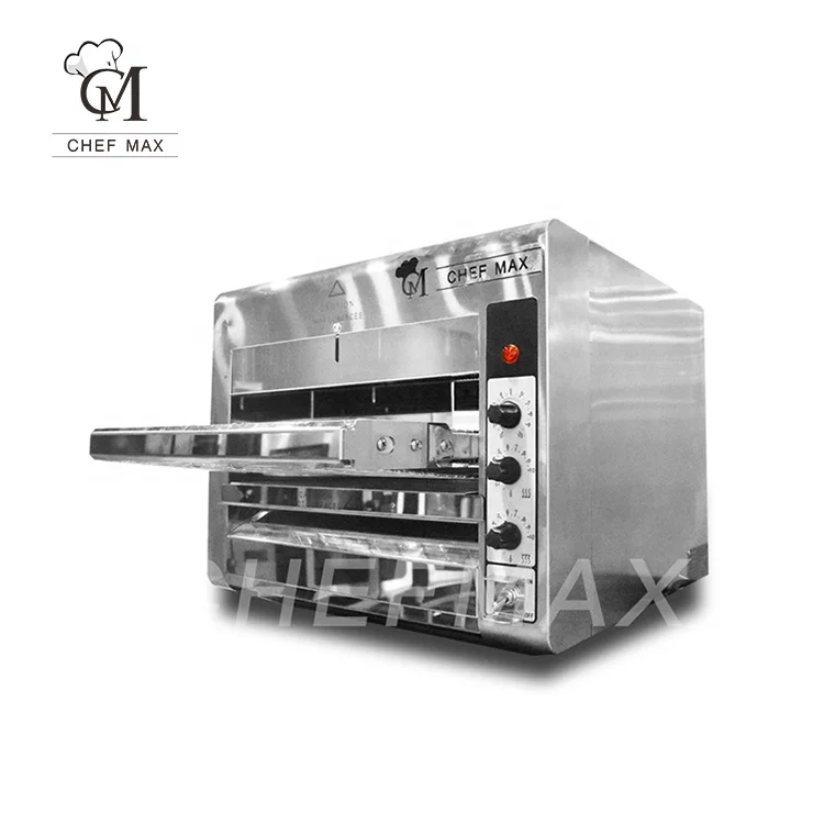 

Коммерческое качество, нержавеющая сталь, серебро, промышленный китайский поставщик, цена CE, верхняя электрическая конвейерная печь для пиццы