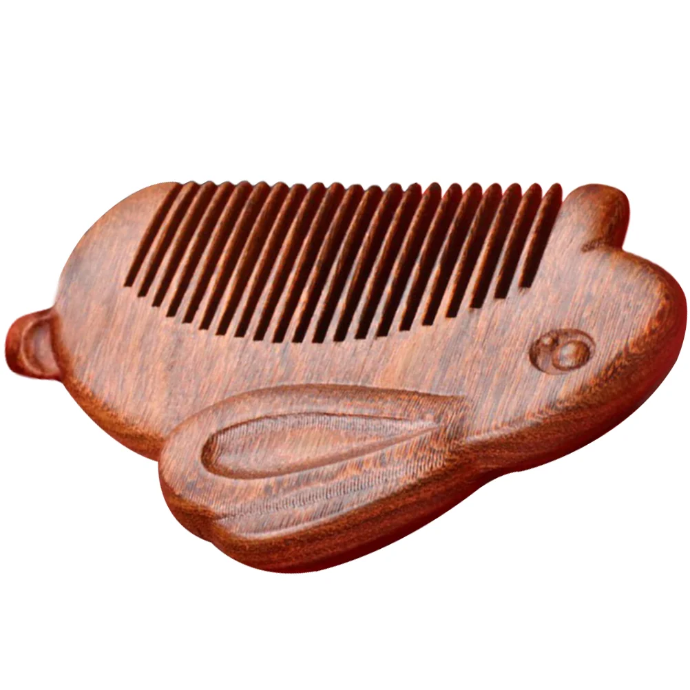 Rabbit Hair Comb Combs for Men Wooden Massage Portable Woman Women Sandalwood Hairdressing Design