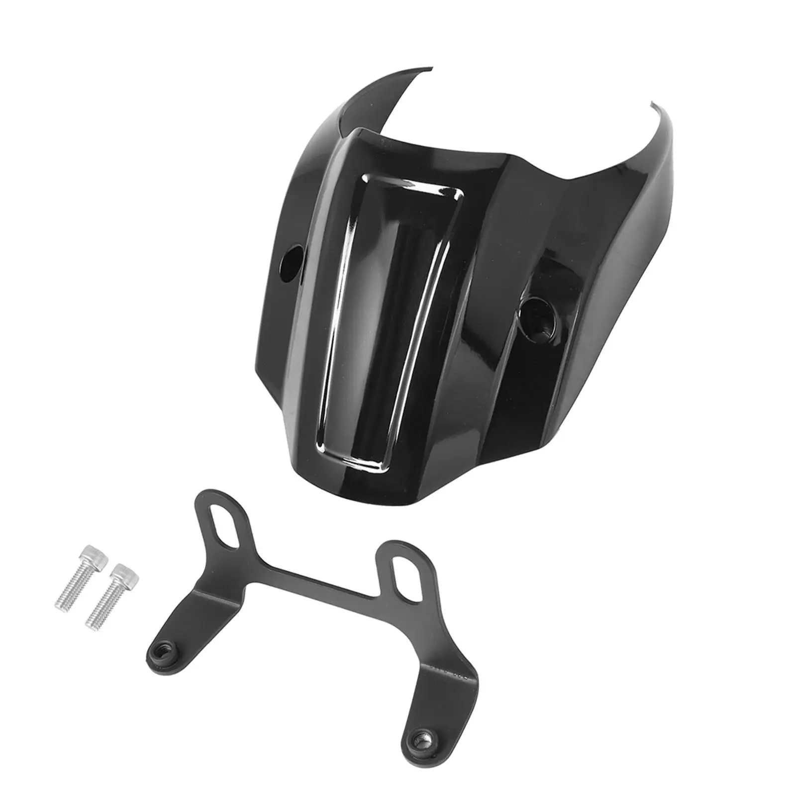 

Motorcycle Headlight Fairing Cover Black Headlight Protector Fairing Kit for 2018 to 2022 Fxbb Fxbr Convenient Installation