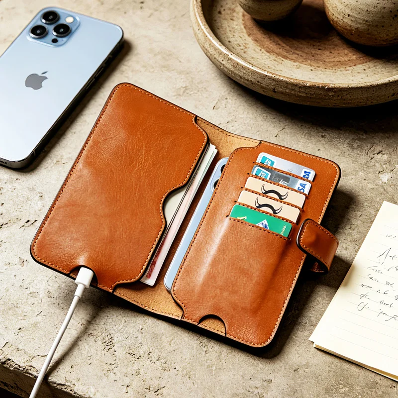 soft-cow-leather-double-phone-case-cover-multi-card-slots-id-credit-cards-holder-ultra-thin-portable