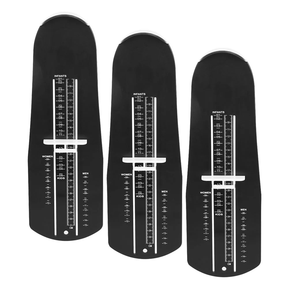 

3 Pcs Foot Measuring Device Kids Shoes Sizer Devices Ruler Molding Height Measurement for Plastic Children Baby Feet