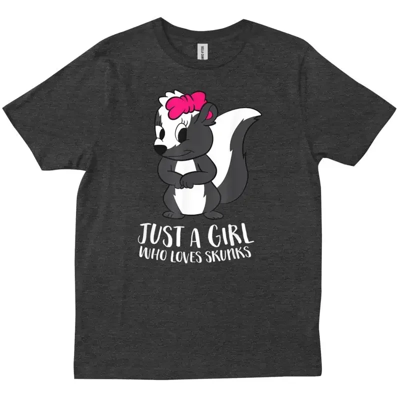 Just A Girl Who Loves Skunks Funny Skunk Animal Lover Cute T shirt