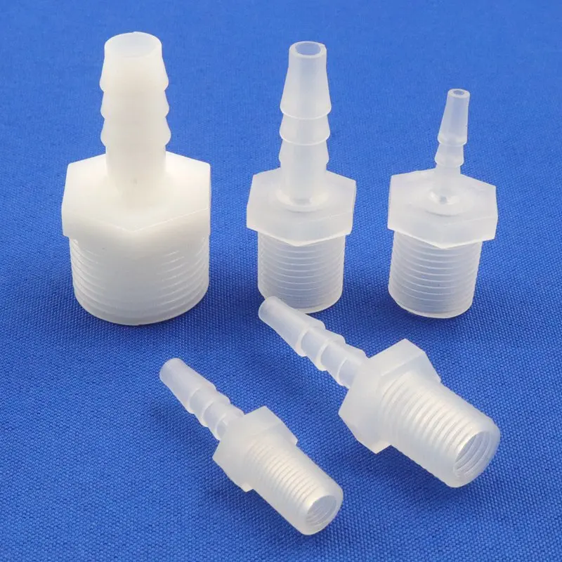 200 ~ 5 sztuk G1/8 G1/4 Cal gwint do 2.8 ~ 12mm Food Grade PP złącza akwarium Aerator pompy powietrza złączki do węży