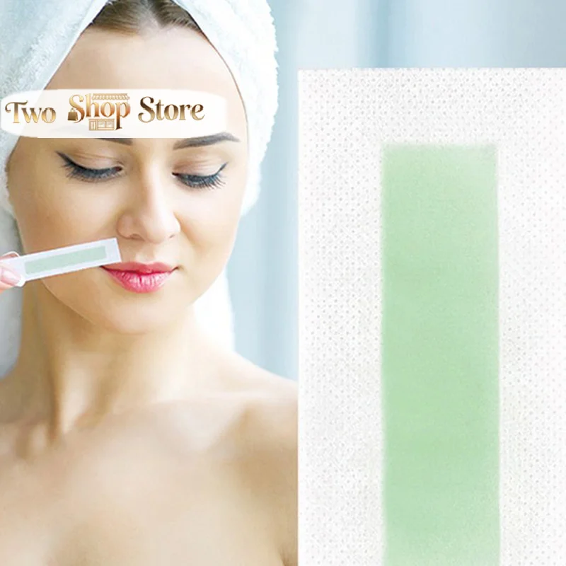 

12/24 шт. восковые полоски для лица, для удаления волос на подбородке, верхней губе, челюсти, бровях и бороде