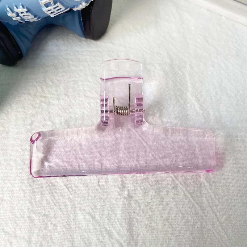Schöne transparente Acryl-Clips im minimalistischen Stil, Federklammern für Schüler und Lehrer, Büroklammern, Verschlussklammern