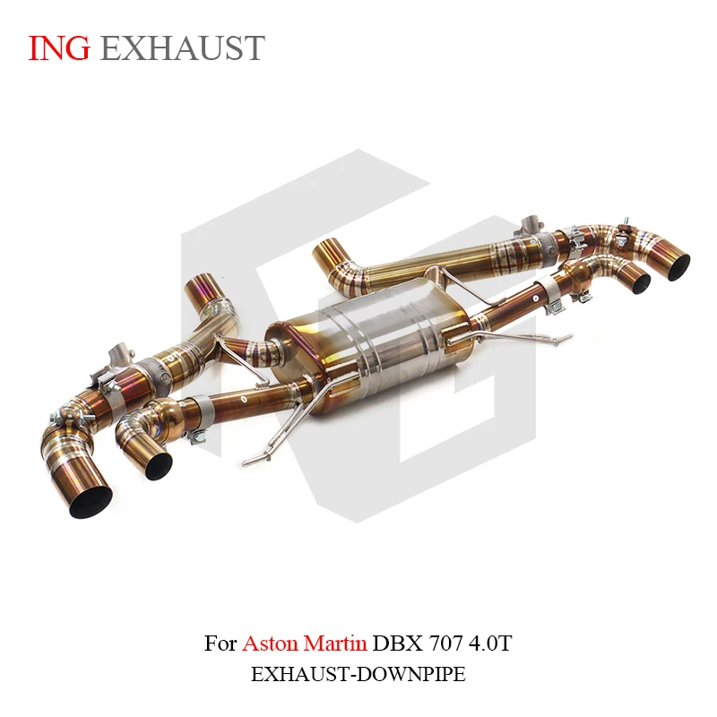 

ING for Aston Martin DBX 707 4.0T titanium alloy tailgate exhaust catback section car accessories performance improvement
