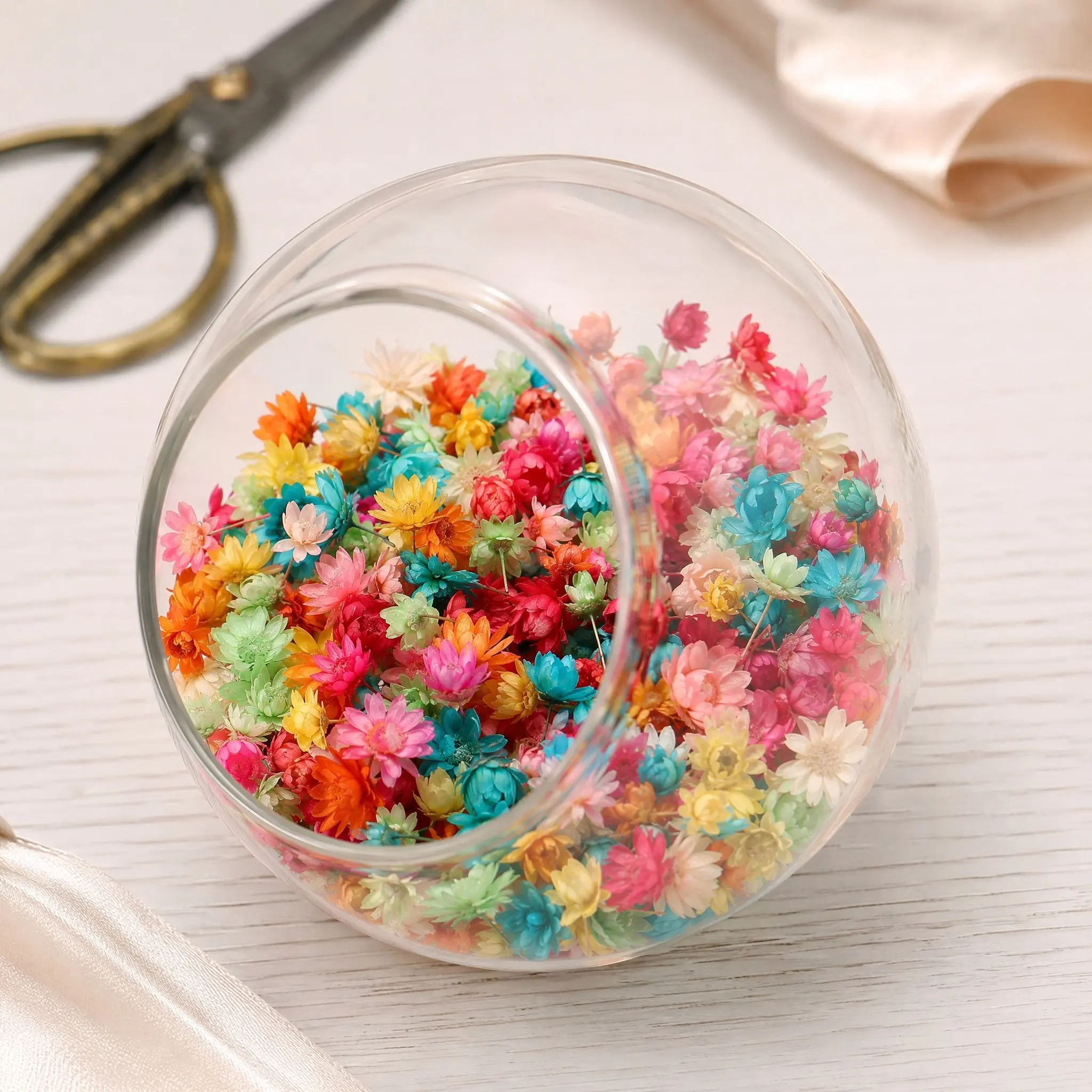 Dried Flower Pressed - Premium Pink Dried Flowers for DIY