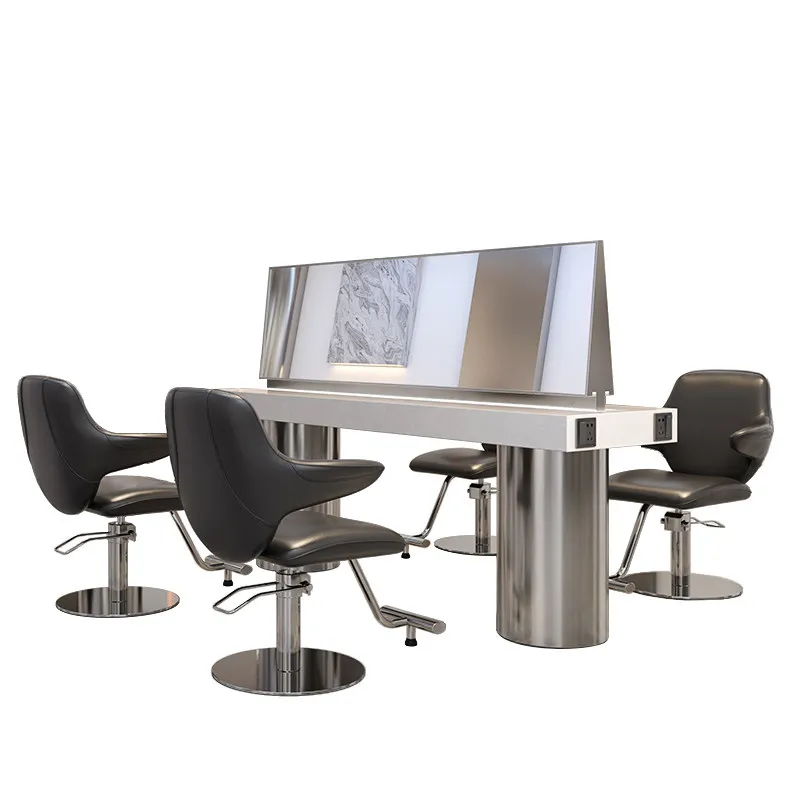 Barber shop mirror table hair salon special hair cutting perm and dyeing mirror