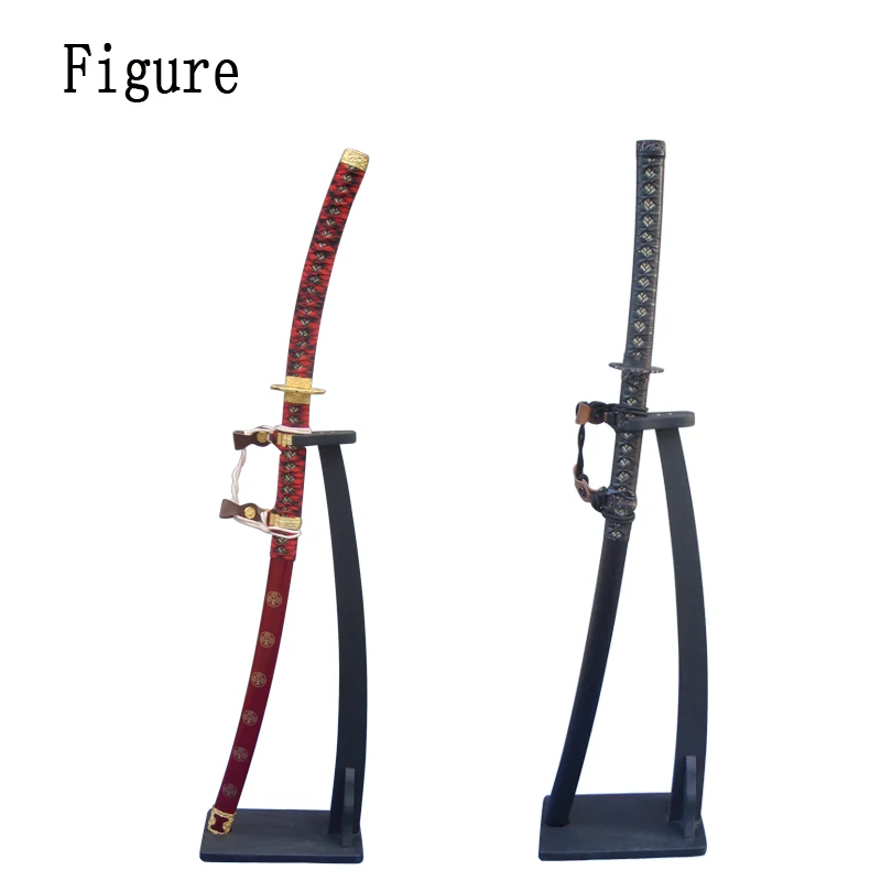 Soporte de madera para espadas samurái, soporte de madera, colección de katanas, soporte vertical para espadas, expositor de suelo, soporte de mesa