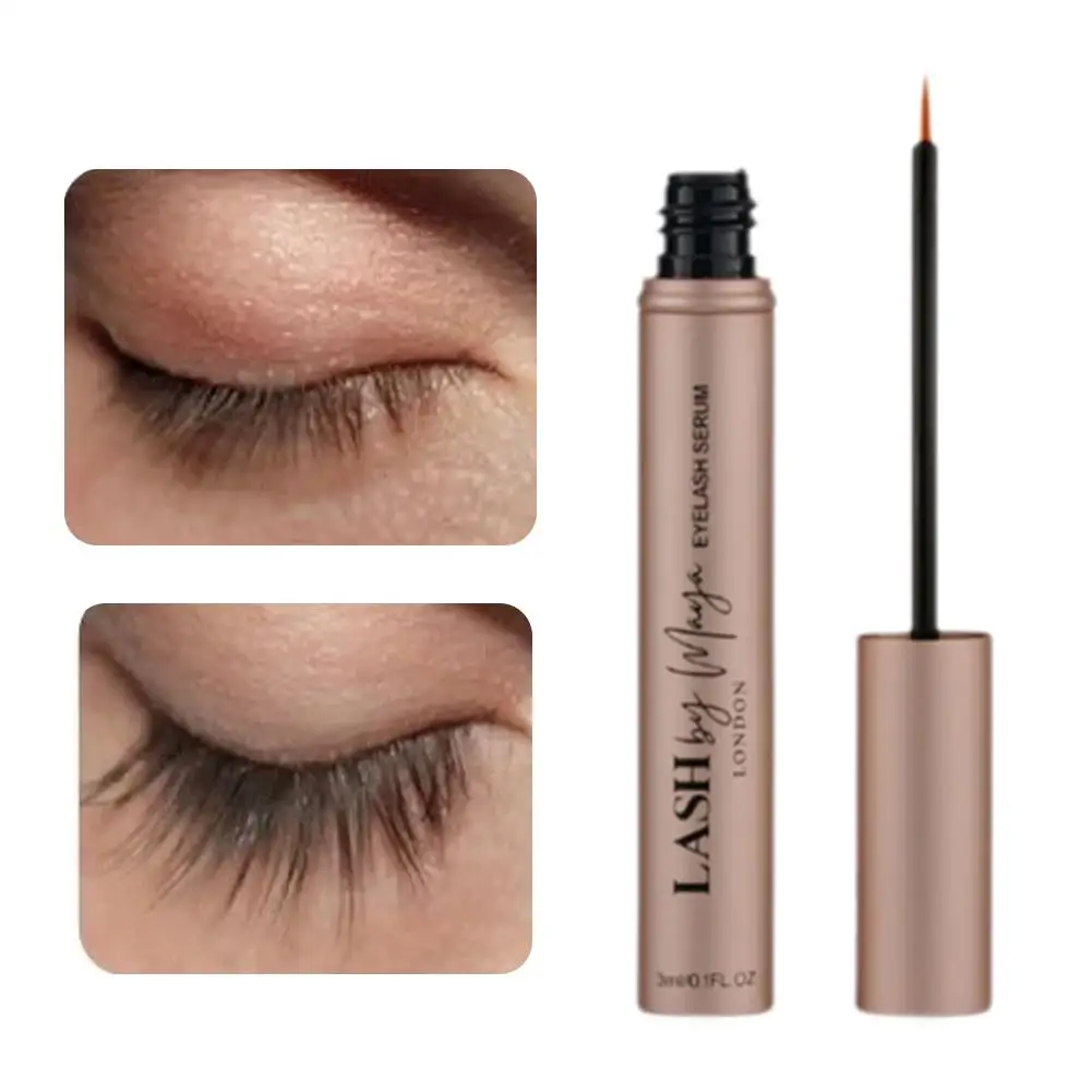 Siero per la crescita delle ciglia Volume extra Ciglia arricciate impermeabili ultra fini Mascara naturale Mascara nero Trucco occhi più spessi e pieni