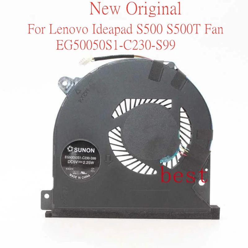 New Original Laptop CPU Cooling Fan For Lenovo Ideapad S500 S500T Fan EG50050S1-C230-S99 DC5 V 2.25W