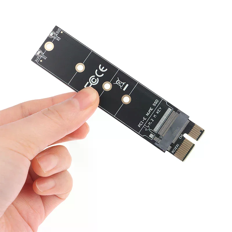 1Pc PCIE to M2 Adapter NVMe SSD M2 PCIE X1 Raiser PCI-E PCI Express M Key Connector Internal Solid State Drive