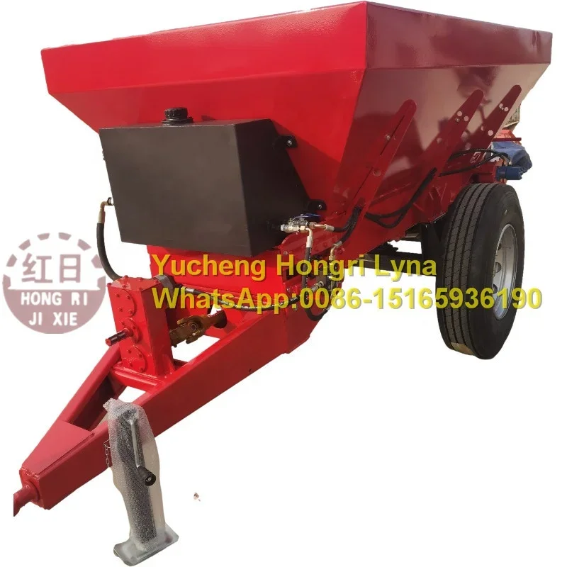 Farm equipment tractor trailed truck manure spreader for sale