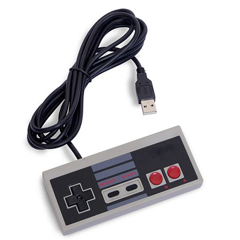 1/2 قطعة NES السلكية وحدة تحكم USB غمبد PC/USB/NES ألعاب الفيديو الكمبيوتر مقبض ريترو USB NES تحكم عصا التحكم مقبض التحكم