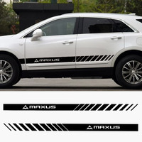 2PCS Car Door Side Skirt Stickers Decals For Maxus T60 D60 T70 D20 D90 G10 G20 G50 V80 V90 Euniq 5 6 sport Modified Decoration