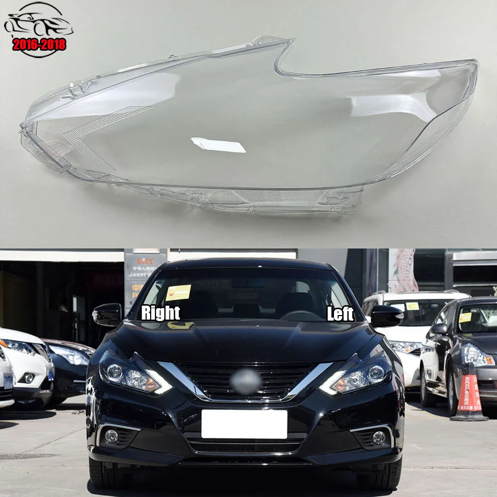 

For Nissan Teana 2016 2017 2018 Front Headlamp Cover Transparent Mask Lamp Shade Headlight Shell Lens Auto Replacement Parts