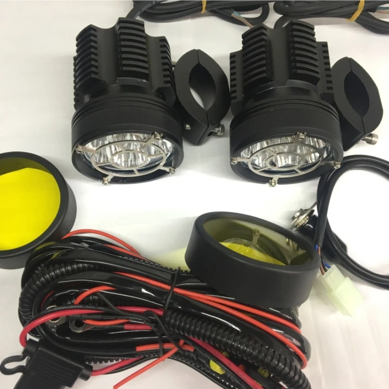 Motorcycle modification led headlights rogue auxiliary external spotlights electric vehicle flash headlights 60W high power