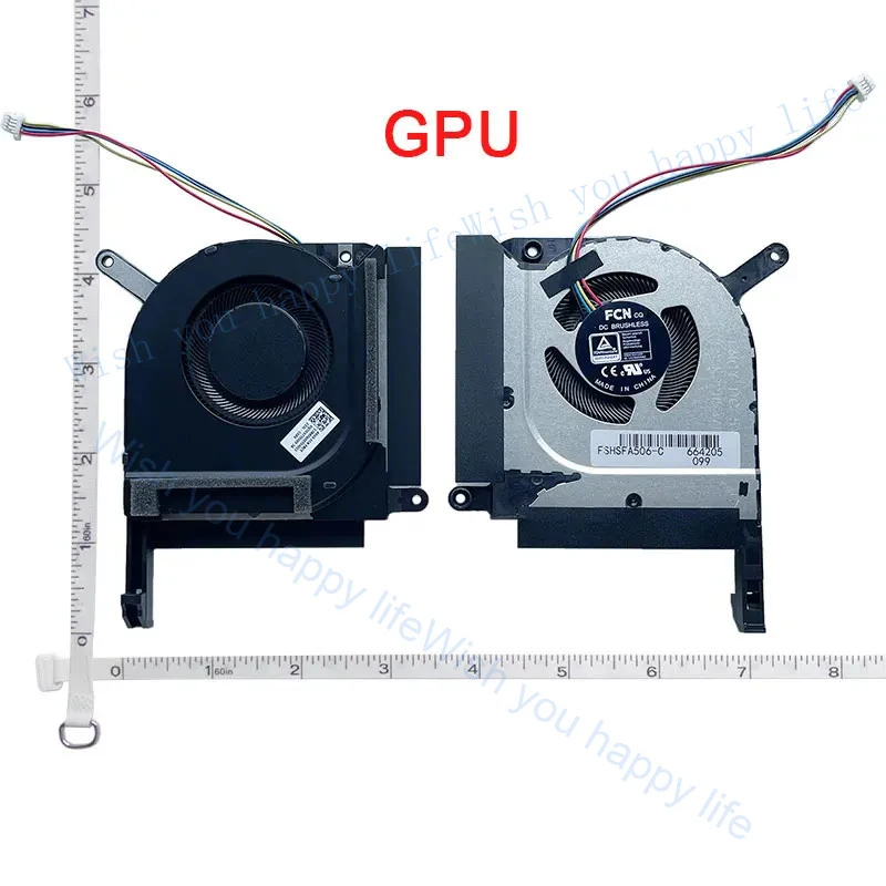 LL Cpu GPU Fan For Asus Tianxuan 2 TUF Gaming A15 FA706QR FA506QR FA506QM FX506H