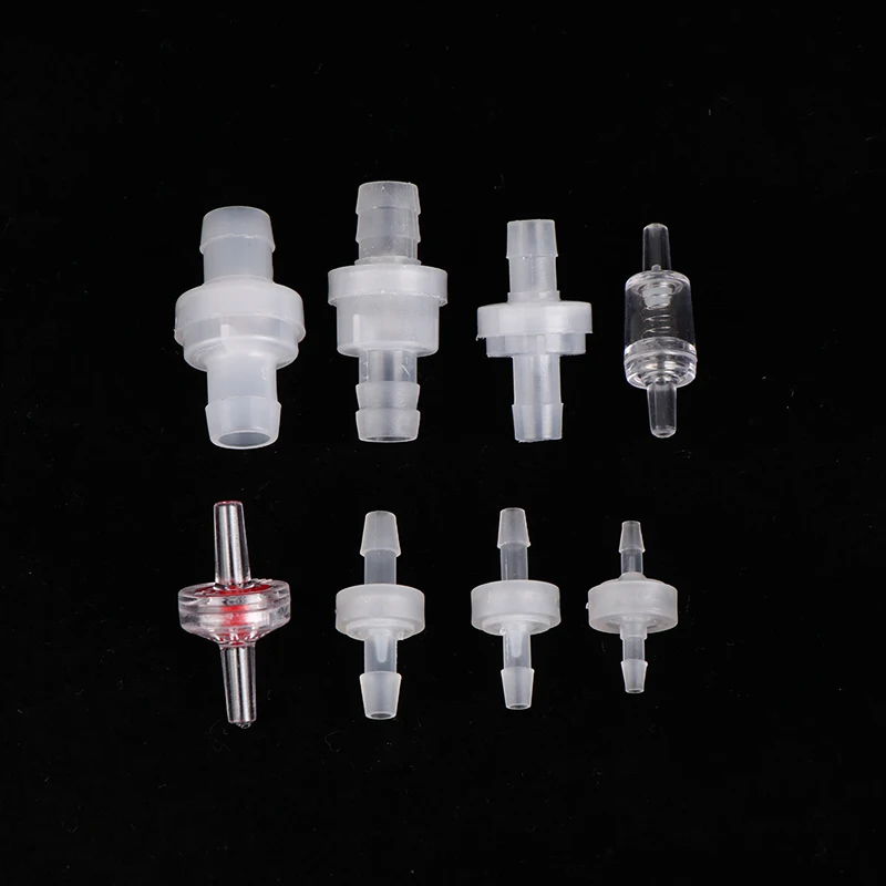 3/4/6/8/10/12mm Plastic One-Way Non-Return Pagoda Inline Fluids Check Valve For Fuel Gas Liquid Ozone-Resistant Water Stop