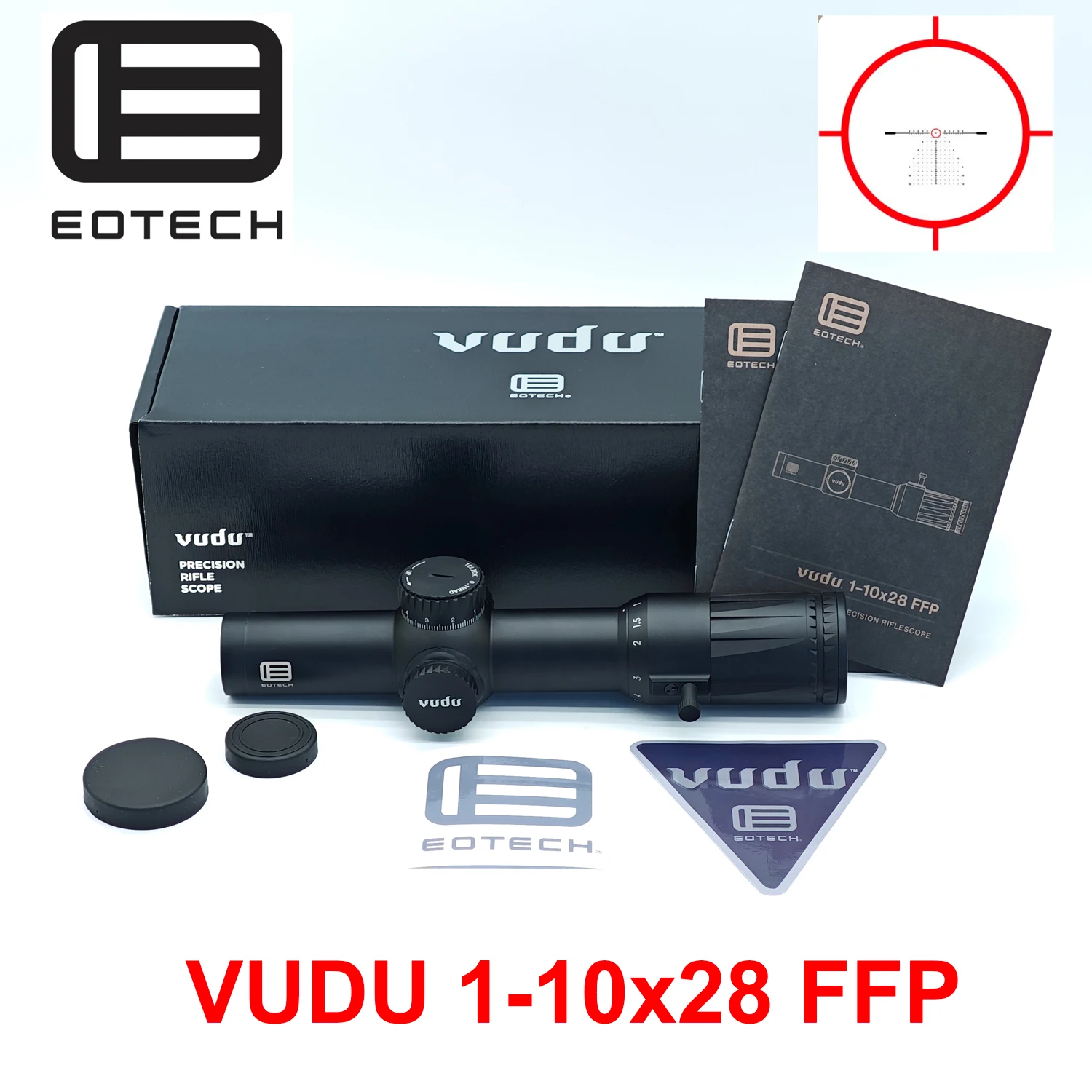 EOTECH Vudu 1-10x28 مللي متر SR5 MRAD شبكاني FFP الطائرة البؤرية الأولى Riflescope الدقة بندقية نطاق البصر Lunetas #1