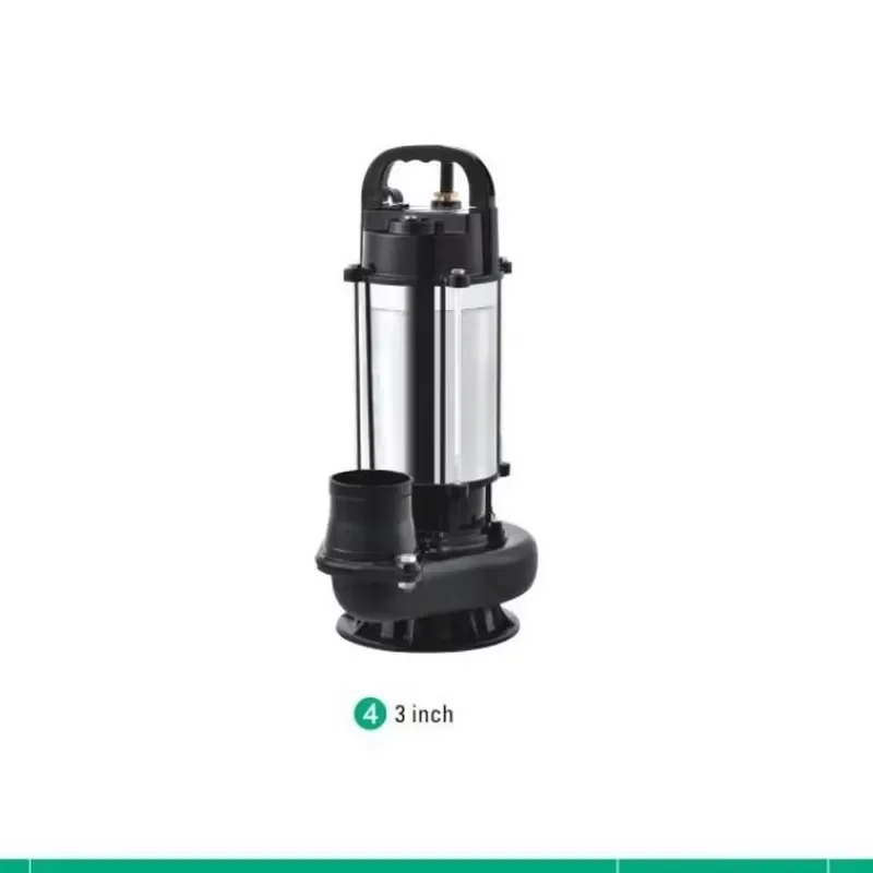 custom Durable Long Life Stainless Steel 80mm 750W DC Brushless Solar Powered Submersible Water Pump for Irrigation