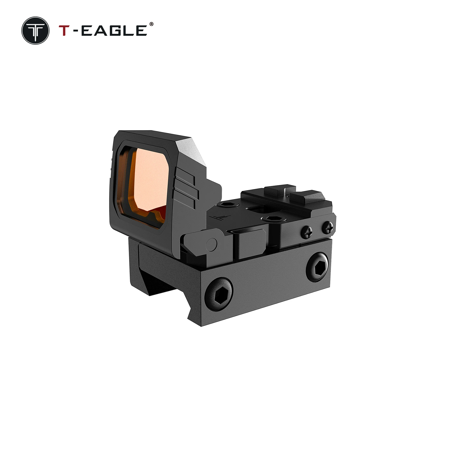 Imagem -04 - Tactical Flip up Red Dot Sight Reflexo Holográfico Dobre Mini Scope Mos Glock ou Slide Cut Pistol Mount Visão Óptica 1x