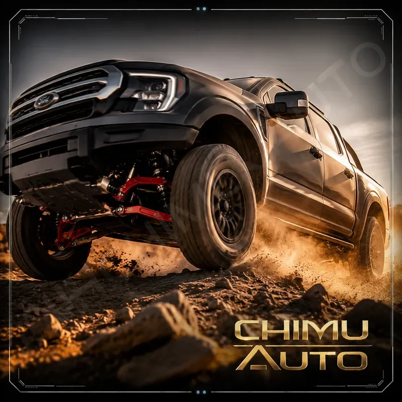 【CHIMU AUTO】 For Ford Ranger T9 Pickup Aluminum Alloy Adjustable Upper Control Arm Suspension Lift Kit High Strength Off Road