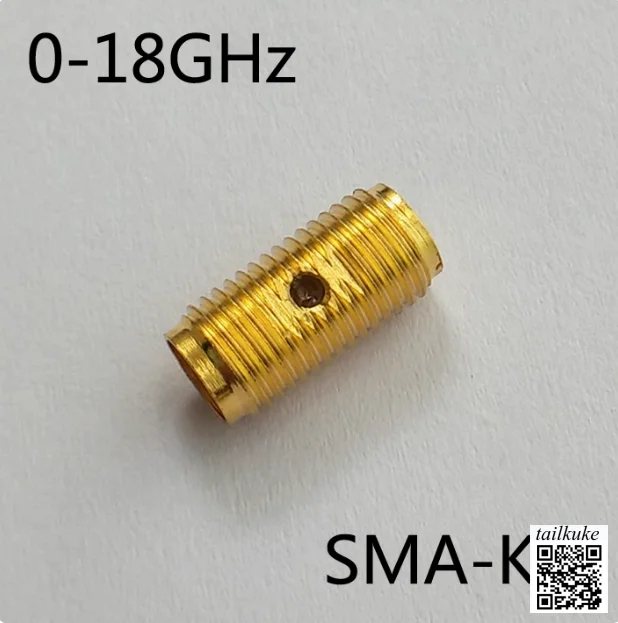 

SMA-KK RF-адаптер 18 ГГц Высокочастотный SMA Короткая двойная гнездовая головка SMA Полная резьба RF-адаптер