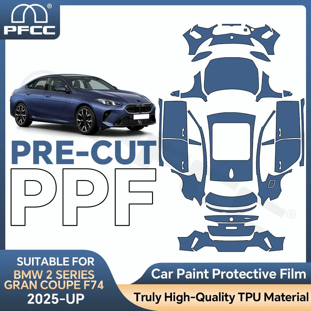 

Car Precut PPF Paint Protection Film Full Vehicle for BMW 2 Series Gran Coupe F74 2025 PPF Paint Transparent Body Sticker Kit