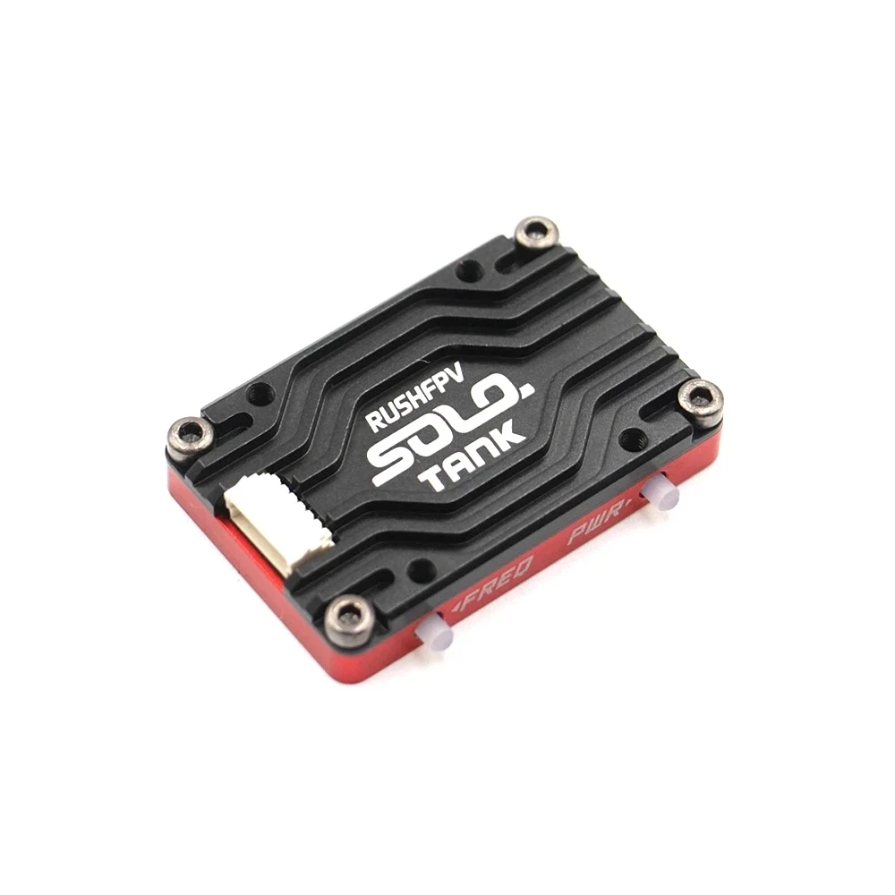 RUSHFPV RUSH TANK SOLO 5.8G VTX transmetteur vidéo coque CNC 48CH 1.6W Microphone intégré haute puissance pour Drone de course RC FPV