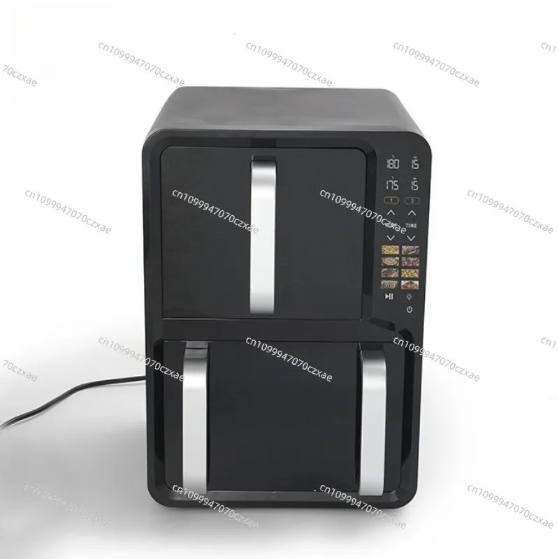 Household 12L Large-capacity Upper and Lower Double-layer Visual Kitchen Air Fryer, KB2197