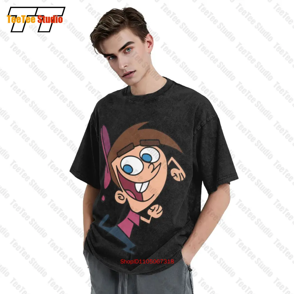 تي شيرت Timmy Turner The Fairly Oddparents Svg Png Pdf Vintage كبير الحجم KN0D