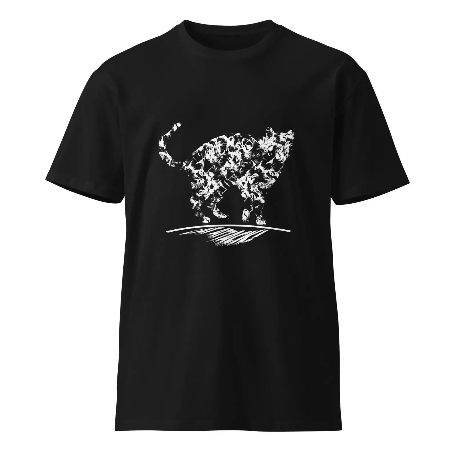 Schrödinger amp 39 s Cat vintage Washed Breathable Casual Stylish streetwear designer clothes Stretched graphic Unisex homme