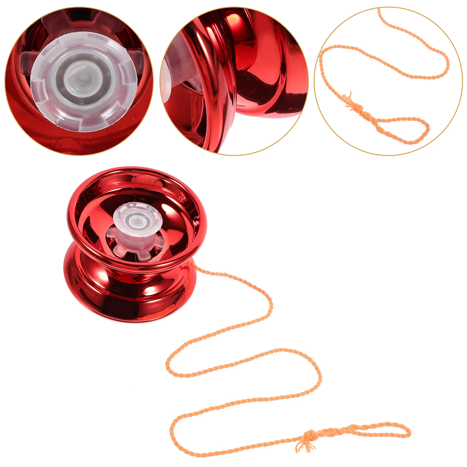 

Alloy Yo Yo Toys 866 6712 Red Beginner Kids Adults Portable Size Plaything Exercise Coordination Gift Yo