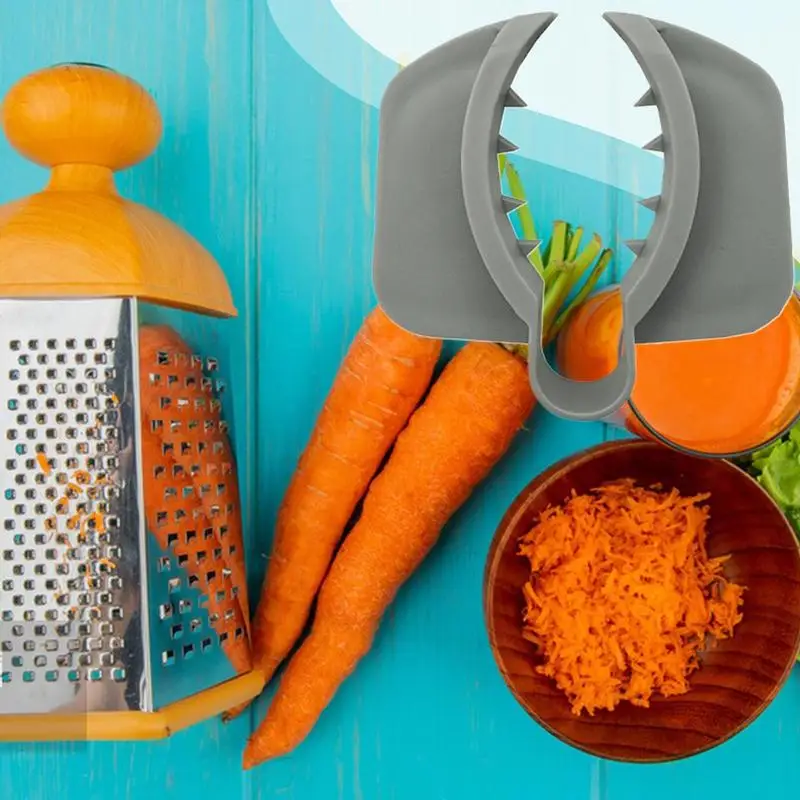 

Slicing Potato Carrot Cutter Jig Safe Grater Finger Guard For Mandoline Slicer Protective Ergonomic Non Slip Kitchen Accessories