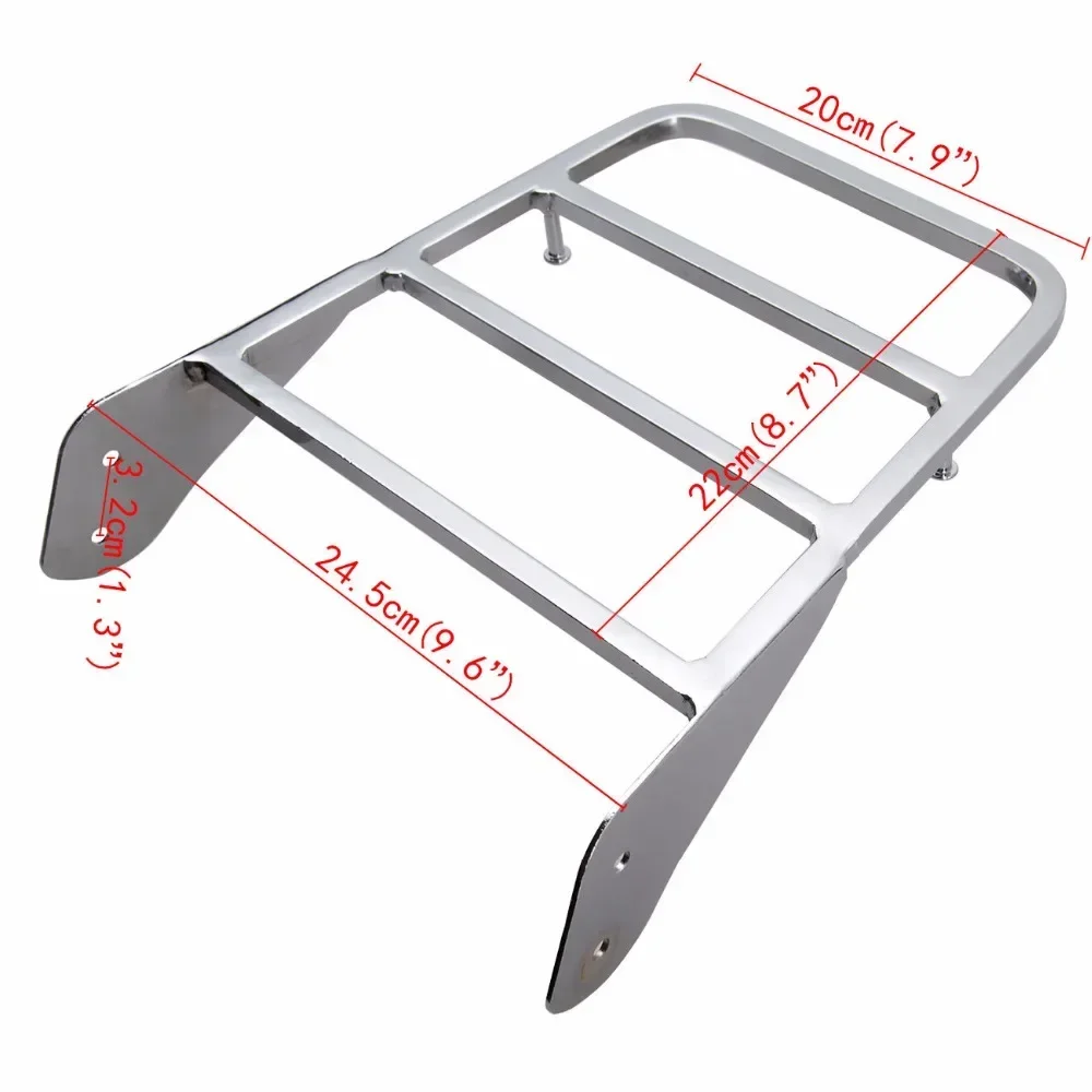 Motorcycle Rear Luggage Rack Shelf Fit For Yamaha V-Star 400 650 1998-2013 Classic Dragstar XVS 1100 2000-2013 Accessories - view 6