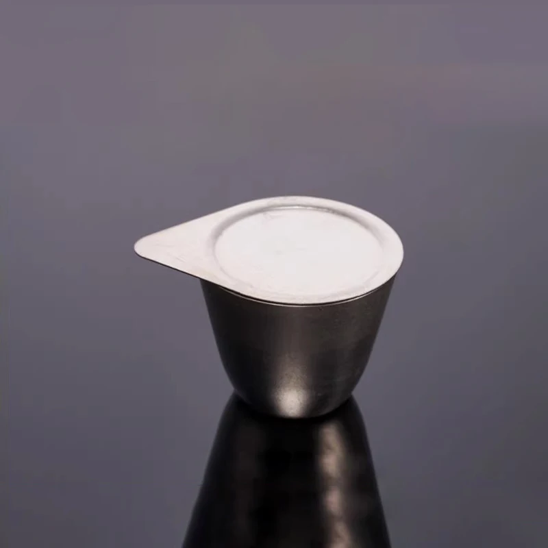 Lab 30ml 50ml Nickel Crucible for High Temperature and Alkali Resistance