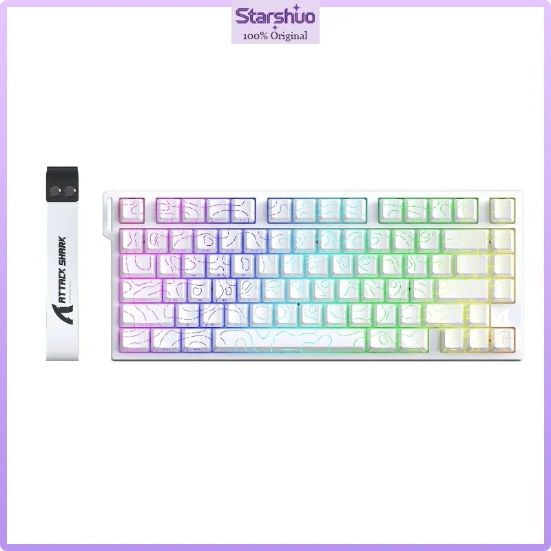 Attack Shark R82 HE Wired Magnetic Switch Mechanical Keyboard, Low Latency E-Sport Keyboard Perfect for Delta Force Valorant