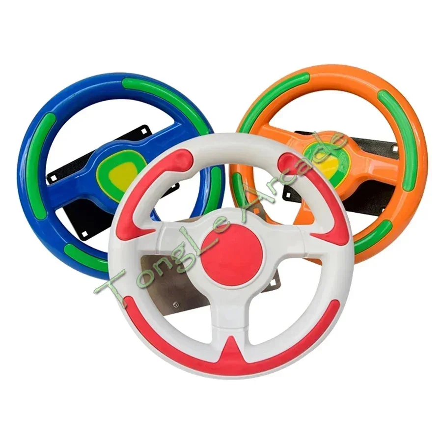 Crazy Racing 3D Swing Machine FIRE CAR Game Arcade Accessories, Metal Base or Steering Wheel with Micro Switch