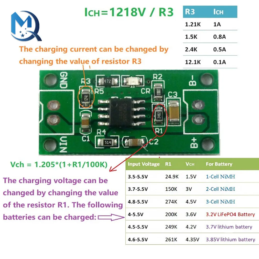 1A NiMH Rechargeable Battery Multipurpose Charger 1S 2S 3S 1.5V 3V 4.5V CC/CV Charging Module 1.2V 2.4V 3.6V batteries