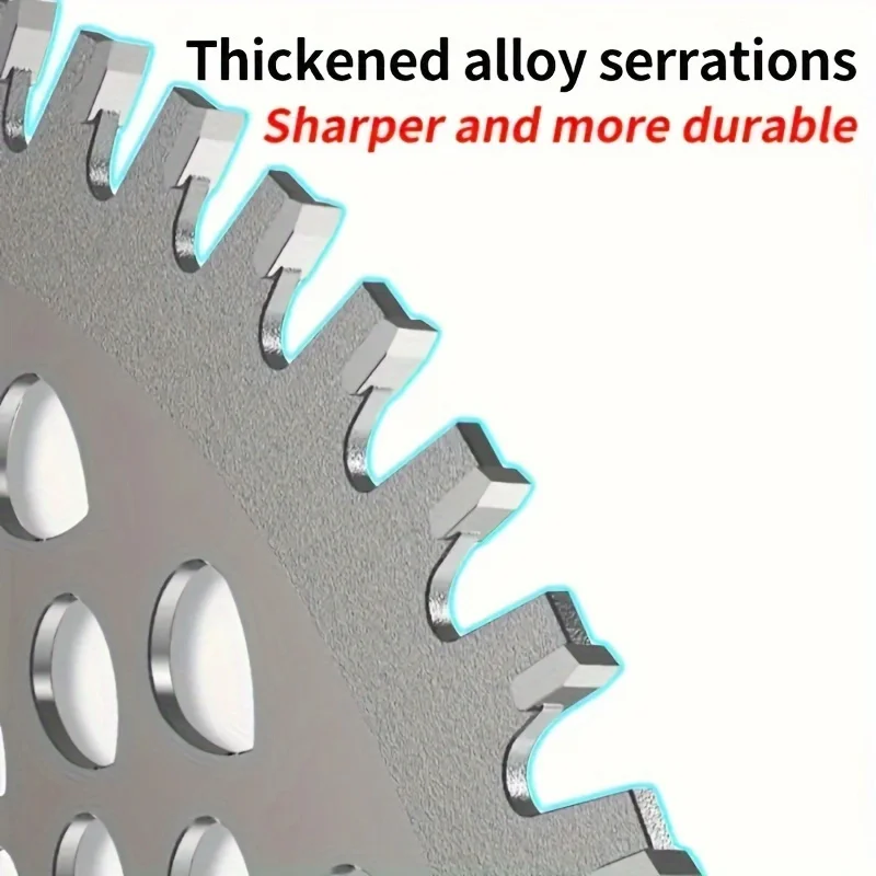 Gasoline Lawn Mower Blades - Durable and Sharp, 40/60/80 Tooth Lawn Trimmer and Wood Cutter Disc, High Strength Steel, Suitable