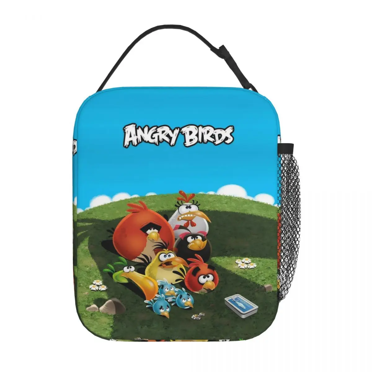 حقيبة تبريد معزولة لألعاب A-Angry Anime B-Birds حاوية الغداء المحمولة، حقيبة الغداء، حقائب اليد للطعام، السفر في المكتب #1