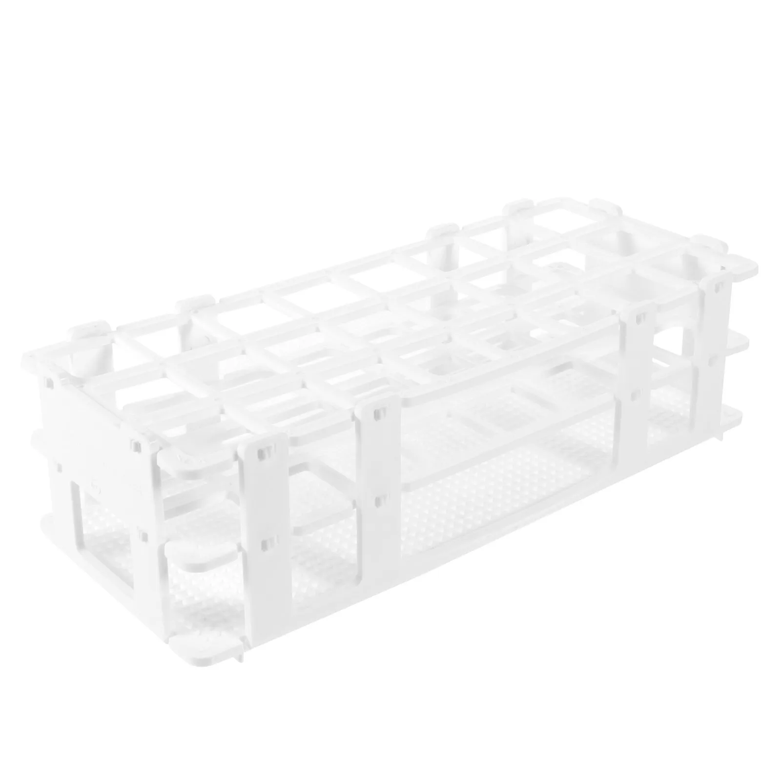 Support multifonctionnel en plastique pour tubes à essai, rangement pour expériences scolaires et de laboratoire, support détachable, accessoire pour tubes à fleurs