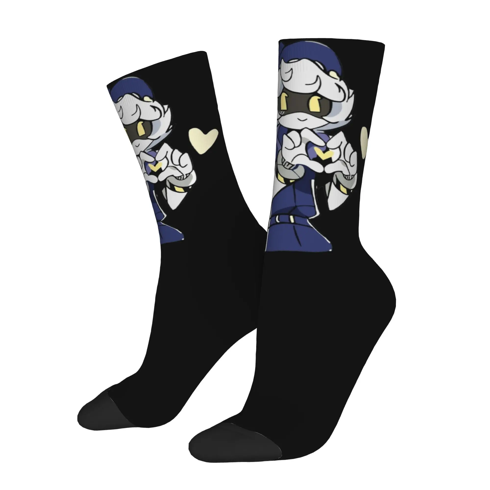 Autumn Winter Cool Women Men Murder Drones Love Socks Game Sweat Absorbing Basketball Socks
