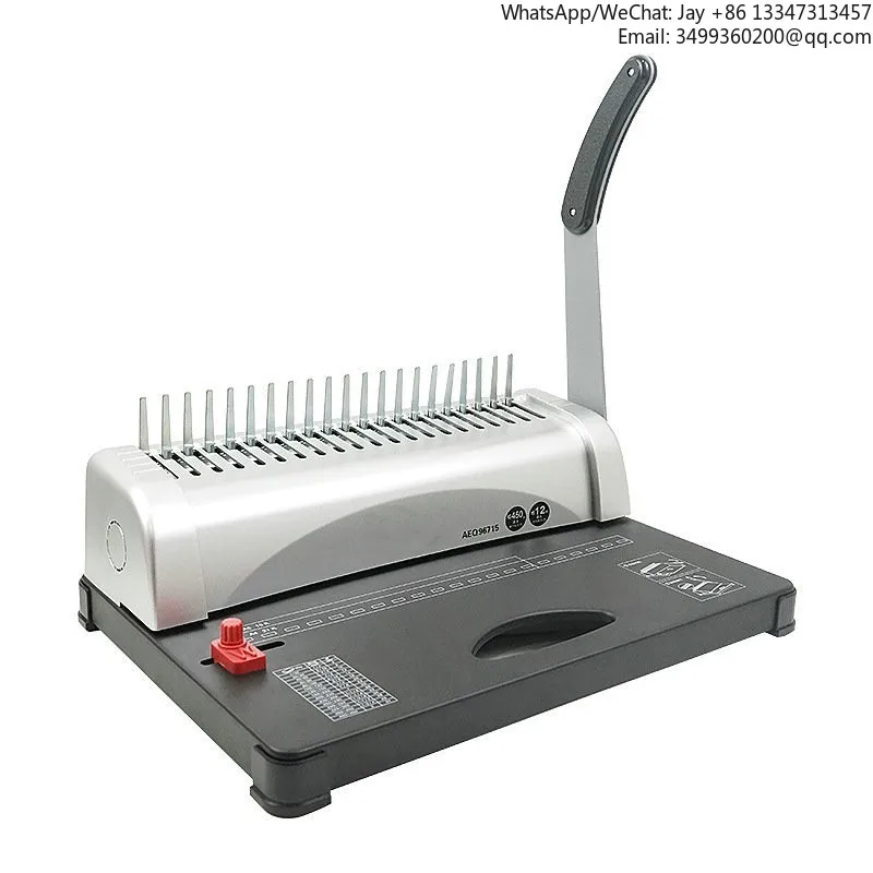 

21-луночная идеальная ручная машина для переплета книг, расческа для офисного оборудования
