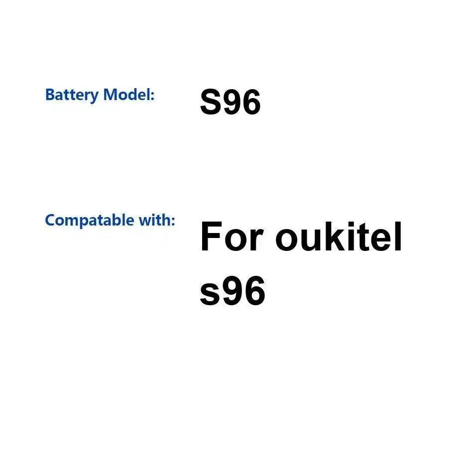 

Долговечный аккумулятор мобильного телефона 4000 мАч для Oukitel S96