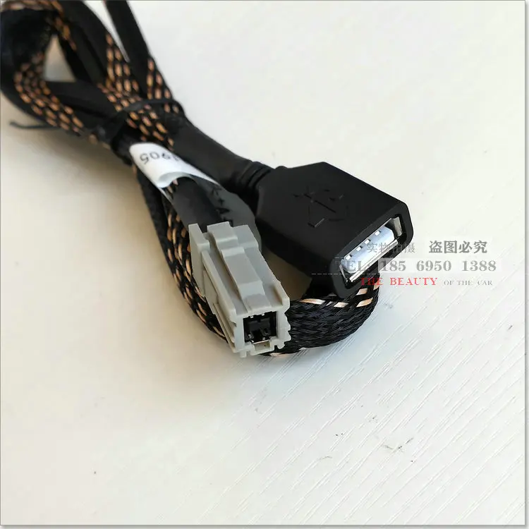 

Для Toyota Highlander Prado RAV4 Camry Новый CRV новый Civic crider Accord flyaudio USB кабель ПЭТ плетеная сетка