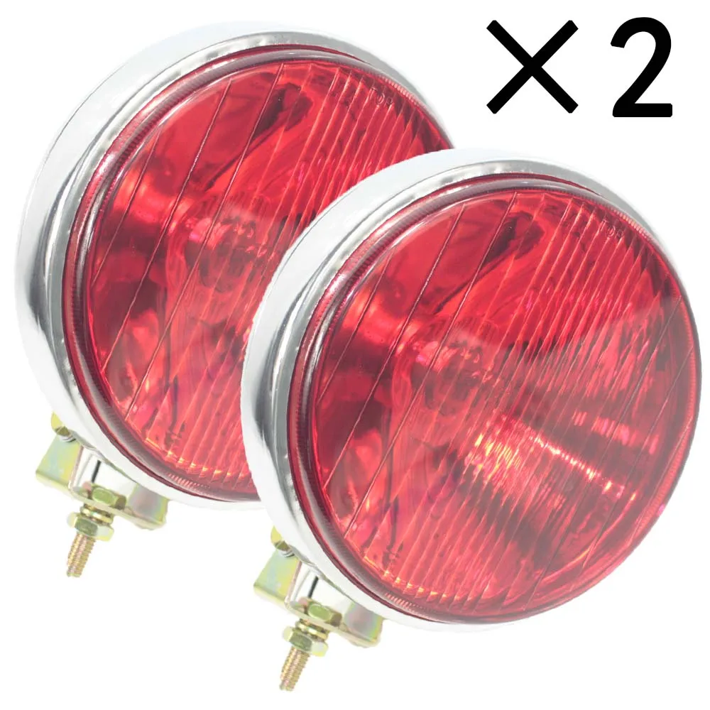 

170 Diameter Red Glass Fog Lamps *2PCS