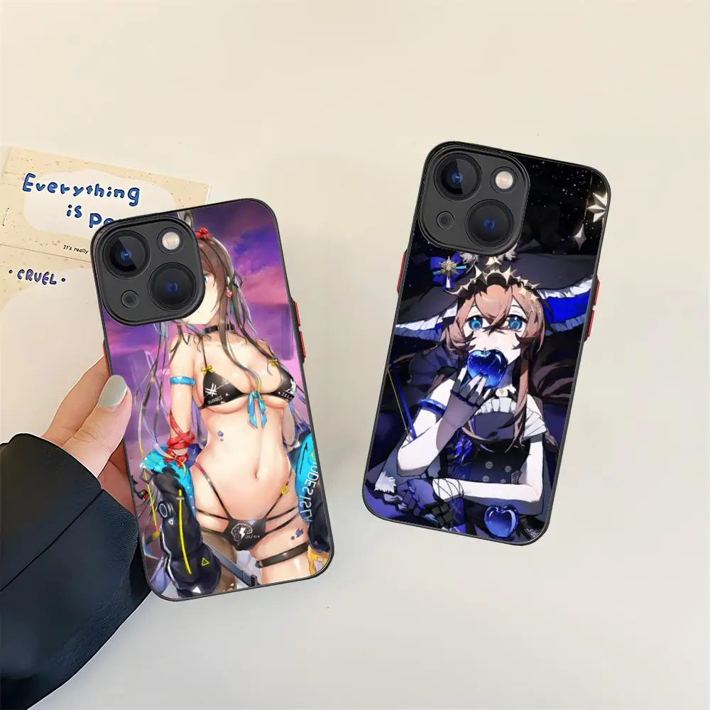 

Чехол для мобильного телефона Arknights Amiya для iPhone 16, 15, 14, 13, 12, 11 X XR XS 8 7 Pro Max Plus, мини-цветный силиконовый защитный чехол